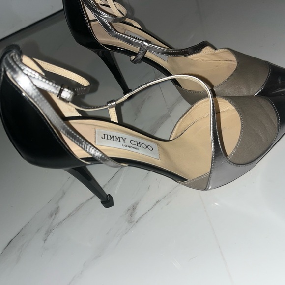 đź‘‘Jimmy Choo Mutya Colorblock heelsđź‘‘ - Picture 7 of 9